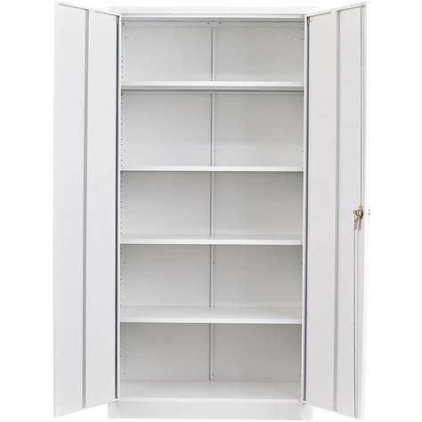 white steel cabinets|extra tall metal cabinet white.